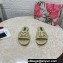 Dolce & Gabbana Raffia sliders Light Green 2024