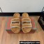 Loro Piana Waikiki Suede Double-Grip Men's Slide Sandals Brown 2024