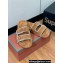Loro Piana Waikiki Suede Double-Grip Men's Slide Sandals Brown 2024