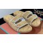 Loro Piana Waikiki Suede Double-Grip Men's Slide Sandals Camel 2024