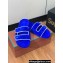 Loro Piana Waikiki Suede Double-Grip Men's Slide Sandals Blue 2024