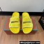 Loro Piana Waikiki Suede Double-Grip Men's Slide Sandals Yellow 2024