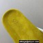 Loro Piana Waikiki Suede Double-Grip Men's Slide Sandals Yellow 2024