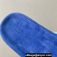Loro Piana Waikiki Suede Double-Grip Men's Slide Sandals Sky Blue 2024