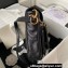 Chanel Shiny Calfskin & Gold-Tone Metal Hobo Handbag AS4743 Black 2024