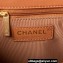 Chanel Shiny Calfskin & Gold-Tone Metal Hobo Handbag AS4743 Brown 2024