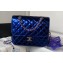 Chanel Mirror Calfskin, Calfskin & Gold-Tone Metal Backpack Bag & Star Coin Purse AS4649 Metallic Blue 2024