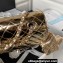 Chanel Mirror Calfskin, Calfskin & Gold-Tone Metal Backpack Bag & Star Coin Purse AS4649 Metallic Gold 2024