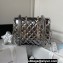 Chanel Mirror Calfskin, Calfskin & Gold-Tone Metal Backpack Bag & Star Coin Purse AS4649 Metallic Silver 2024