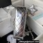 Chanel Mirror Calfskin, Calfskin & Gold-Tone Metal Backpack Bag & Star Coin Purse AS4649 Metallic Silver 2024