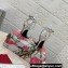 Dolce & Gabbana Heel 10.5cm Patent leather sandals Silver with chain and charm 2024