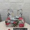 Dolce & Gabbana Heel 10.5cm Patent leather sandals Silver with chain and charm 2024