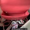 Chanel Calfskin & Gold-Tone Metal Flap Bag With Top Handle AS4544 Dark Pink 2024