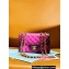 Chanel Gradient Lambskin & Gold-Tone Metal Small Classic Flap Handbag Fuchsia/Purple 2024