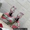Dolce & Gabbana Heel 10.5cm Karung sandals Purple with chain and charm 2024