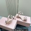 Miu Miu Heel 6.5cm Satin sandals with Rose 5X002E Pink 2024