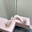Miu Miu Heel 6.5cm Satin slides with Rose 5XX627 Pink 2024