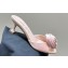 Miu Miu Heel 6.5cm Satin slides with Rose 5XX627 Pink 2024