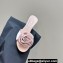 Miu Miu Heel 6.5cm Satin slides with Rose 5XX627 Pink 2024