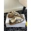 Maison Margiela Replica Women/Men sneakers in nappa leather and suede Gray/Gold 2024