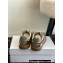 Maison Margiela Replica Women/Men sneakers in nappa leather and suede Gray/Gold 2024
