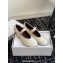 The Row Boheme MJ mary jane shoe in Leather White 2024