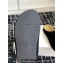 The Row Hugo Slides in Suede Black 2024