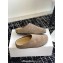 The Row Hugo Slides in Suede Beige 2024