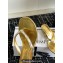 Cotemp Valeria Nubo Calfskin Leather Thong Sandals Gold 2024