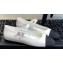 Chanel Lambskin & Grosgrain Mary Janes G45697 White 2024