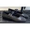 Chanel Lambskin & Grosgrain Mary Janes G45697 Black 2024