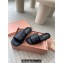 Miu Miu Leather slides 5XX644 Black 2024