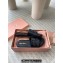 Miu Miu Leather slides 5XX644 Black 2024