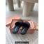 Miu Miu Raffia-effect woven fabric slides 5XX644 Black 2024