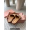 Miu Miu Raffia-effect woven fabric slides 5XX644 Beige 2024