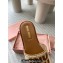 Miu Miu Raffia-effect woven fabric slides 5XX644 Beige 2024
