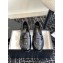  Chanel Shiny Calfskin Moccasins G45504 Black 2024