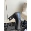 Chanel Crystal CC Logo Lambskin & Grosgrain Heel Mary Janes Black 2024
