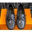Louis Vuitton Gloria Flat Loafers in Patent Leather Black
