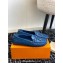 Louis Vuitton Gloria Flat Loafers in Leather Blue