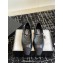Chanel Crystal CC Logo Lambskin & Grosgrain Mary Janes Black 2024