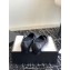 Chanel Crystal CC Logo Lambskin & Grosgrain Mary Janes Black 2024