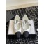 Chanel Crystal CC Logo Lambskin & Grosgrain Mary Janes White 2024