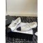 Chanel Crystal CC Logo Lambskin & Grosgrain Mary Janes White 2024