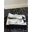 Chanel Crystal CC Logo Lambskin & Grosgrain Mary Janes White 2024