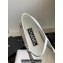 Chanel Crystal CC Logo Lambskin & Grosgrain Mary Janes White 2024