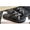 The Row Padded Woven Slides in Leather Black 2024