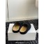 The Row Hugo Slides in Suede Black 2024