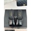 Chanel Crystal Logo Star and Heart PVC Mules Black 2024