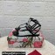 Dolce & Gabbana Patent leather Flat Thong sandals Black with chain and charm 2024